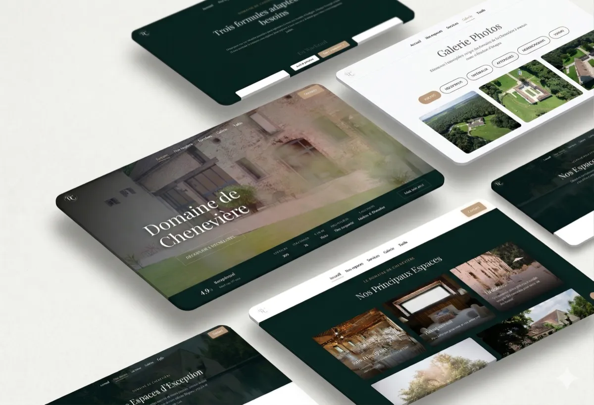 Création Site Domaine Chenevière